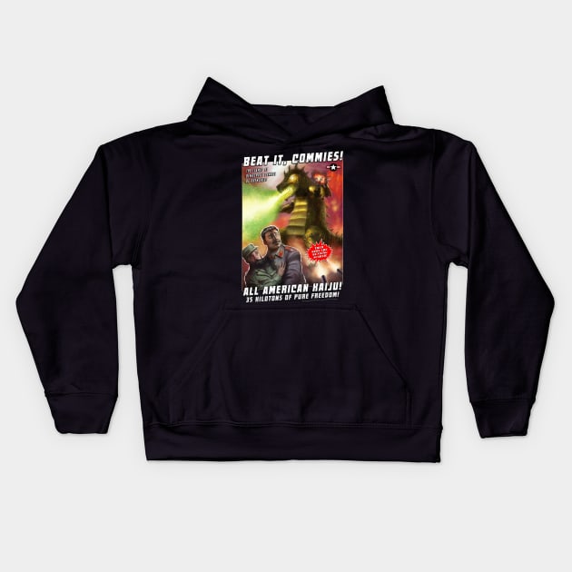 All American Kaiju Kids Hoodie by We Are 01Publishing